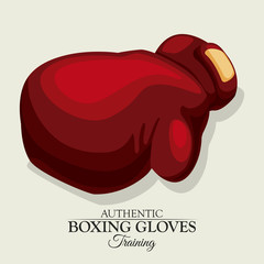 boxing label design vector illustration eps10 graphic