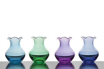 Colourful Empty Vases