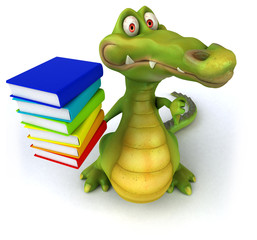 Fototapeta premium Fun crocodile