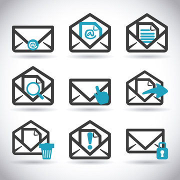 mail icon design vector illustration eps10 graphic