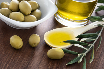Oil and olives