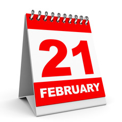 Calendar. 21 February.