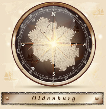 Karte von Oldenburg