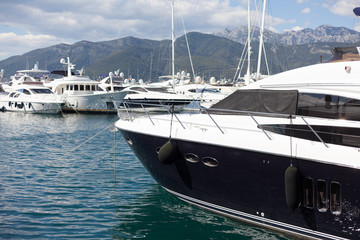 Fototapeta premium luxury marina