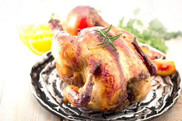 whole roasted chicken