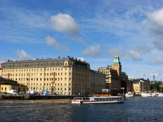 Fototapeta premium Stockholm embankment