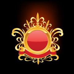 Decorative frame arnament. Vector