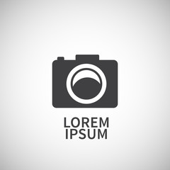 Icon flat  element design camera