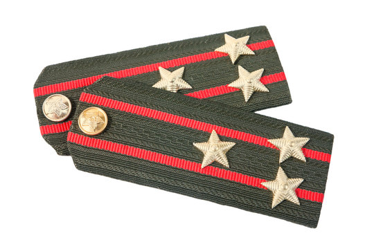 Shoulder straps colonel of soviet army