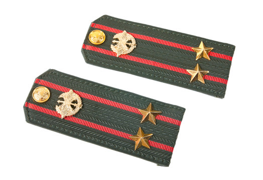 Shoulder straps lieutenant colonel of russian army