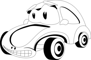 Cartoon car