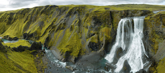 Fagrifoss waterfall © estivillml
