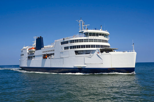 ferry boat in open waters
