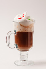 coffee with whipped cream