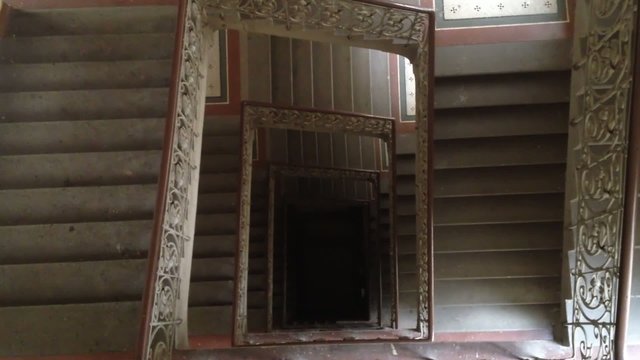 interior - stone staircase