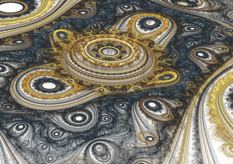 Abstract fractal background design
