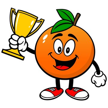 Orange with Trophy