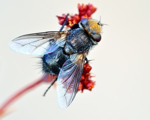 Fly On A Plant
