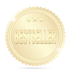 Bestseller label. Vector.