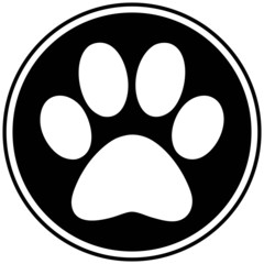 Paw Print Symbol © Larry Rains