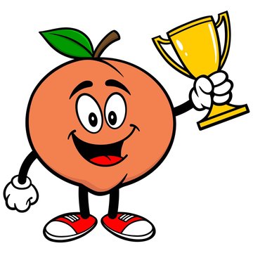 Peach with Trophy