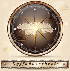 Karte vom Kyffhaeuserkreis