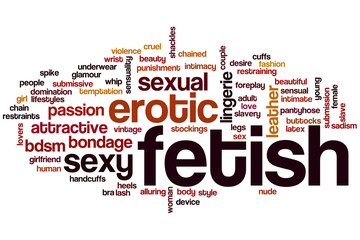 Fetish word cloud
