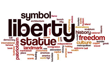 Liberty word cloud