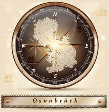 Karte von Osnabrueck