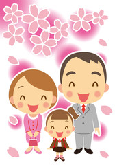 春　笑顔で入学式