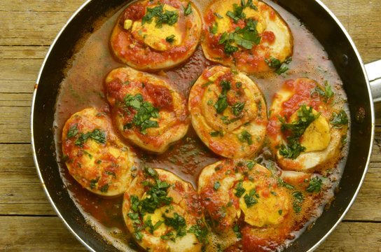 Uvs in fong Uova in funghetto Cucina friulana Expo 2015 Milan