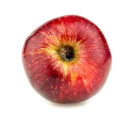Front view of red apple