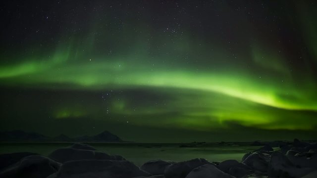 Northern Lights on the Arctic sky
