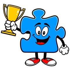 Puzzle with Trophy