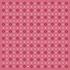 Seamless floral pattern with  flowers