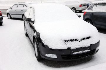 Autos im Winter