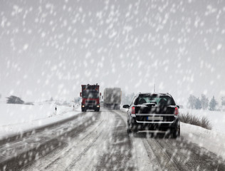 Autos im Winter
