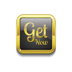 Get Now Gold Vector Icon Button