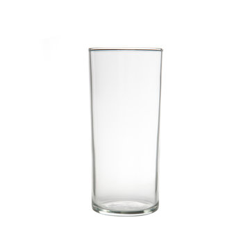 Glass isolated on a white background in high resolution