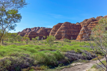 Bungle Bungle ranges in Western Australia.