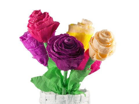 Fototapeta Paper flowers