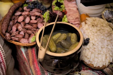 Gordijnen Ogórki Kiszone © fotovapl