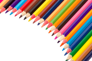 Fototapeta premium Many colored pencils