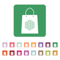 The shopping bag icon