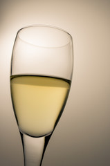 White vine glass detail