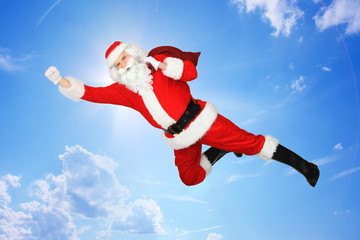 Glücklicher Weihnachtsmann