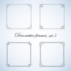 Set of vintage decorative frames