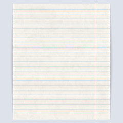 Notebook paper background