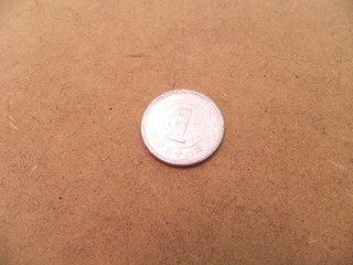 1円・通貨・硬貨・日本円