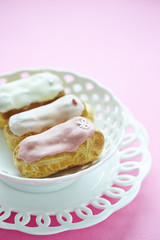 Cream eclairs